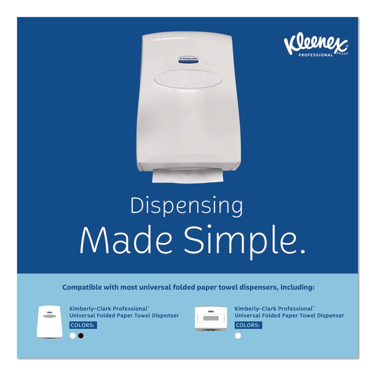C-Fold Paper Towels, 1 Ply, 10.13 x 13.15, White, 150/Pack, 16 Packs/Carton