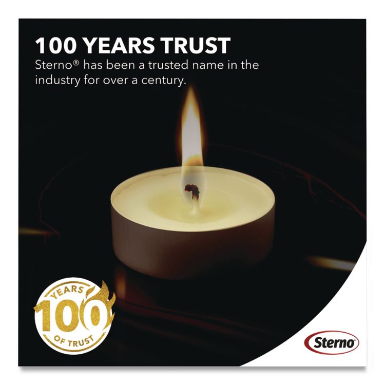 Tealight Candle, 5 Hour Burn, 0.5"h, White, 50/Pack, 10 Packs/Carton