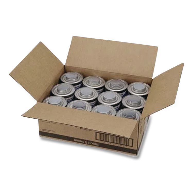 Chafing Fuel Can With Stem Wick, Methanol, 6 Hour Burn, 1.89 g, 24/Carton