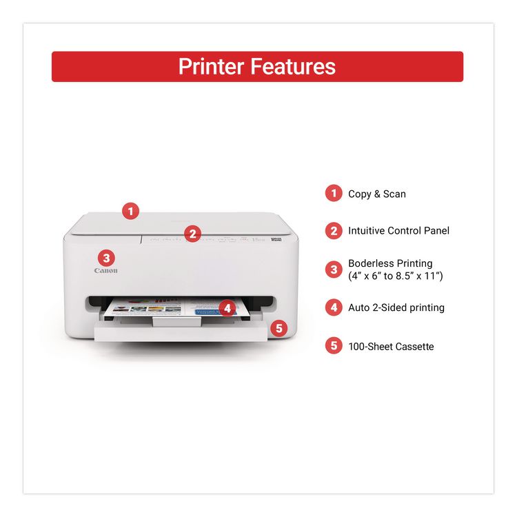 PIXMA TS4320 Inkjet Printer, Copy/Print/Scan