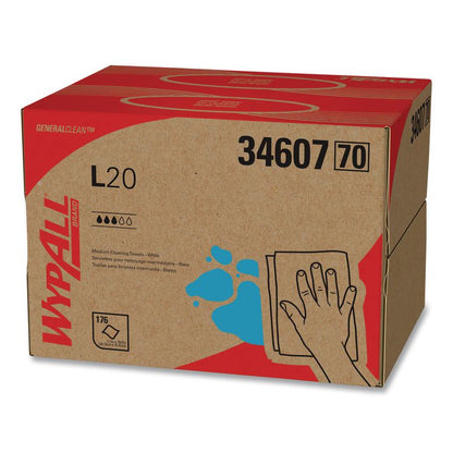 L20 Towels, BRAG Box, 11.1 x 16.8, Unscented, White, 176/Box