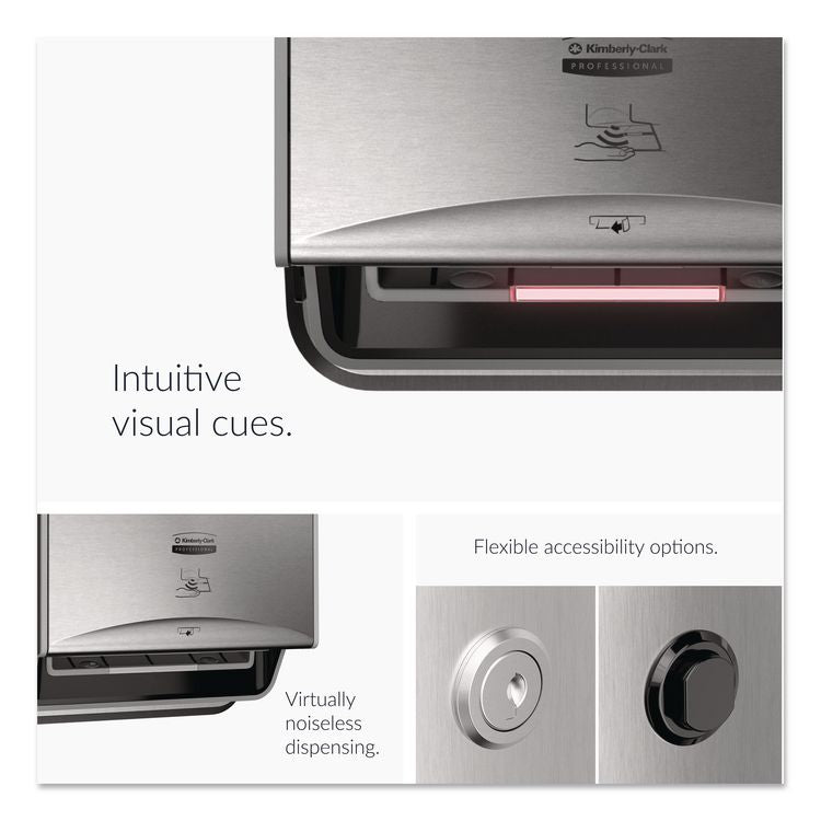 ICON Faceplate for Automatic Roll Towel Dispenser, 14.06" x 0.05" x 12", Stainless Steel