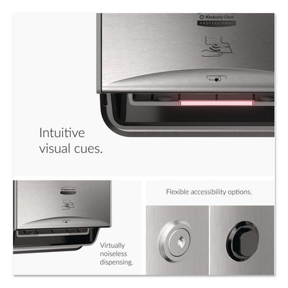 ICON Faceplate for Automatic Roll Towel Dispenser, 14.06" x 0.05" x 12", Stainless Steel