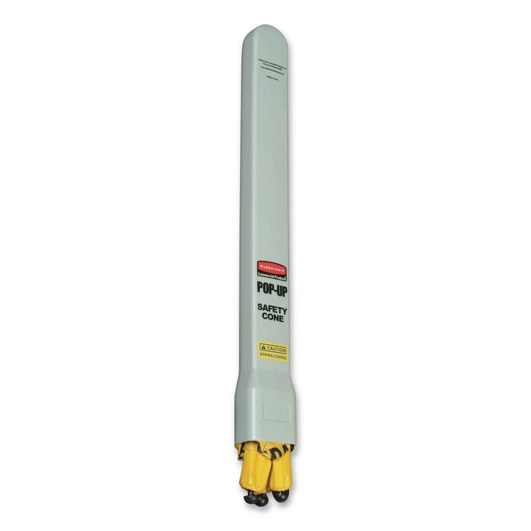 Multilingual Pop-Up Wet Floor Safety Cone, 21 x 21 x 30, Yellow