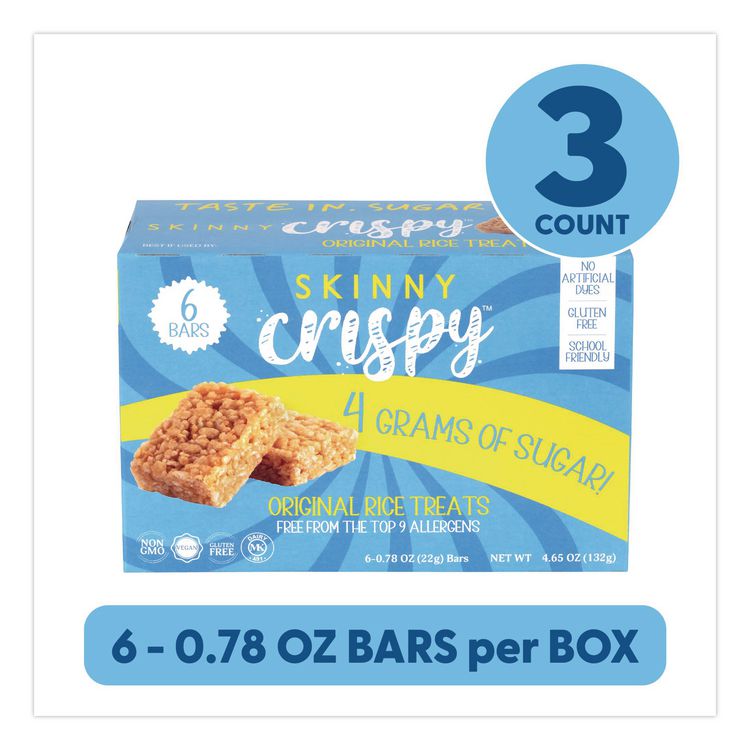 Crispy Treat, Vanilla, 0.78 oz Bars, 6 Bars/Pack, 3 Packs/Carton