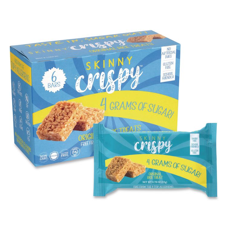Crispy Treat, Vanilla, 0.78 oz Bars, 6 Bars/Pack, 3 Packs/Carton