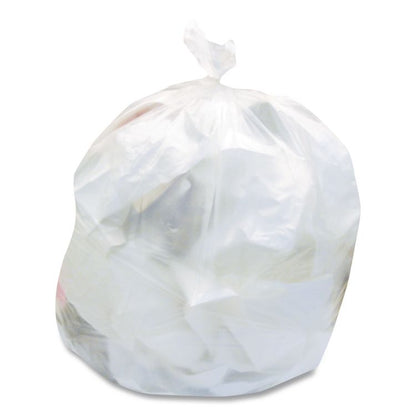 High-Density Waste Can Liners, 16 gal, 12 mic, 24" x 33", Natural, 500/Carton