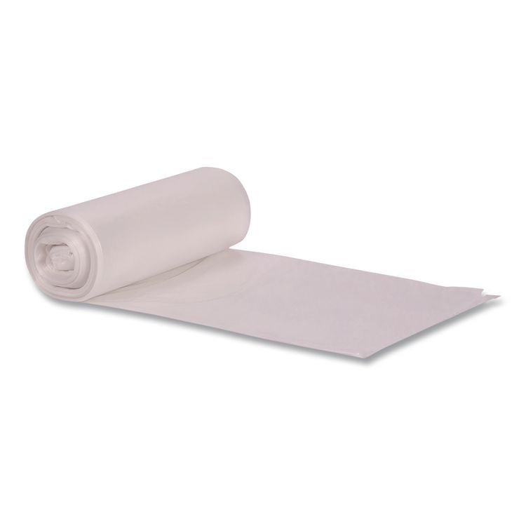 High-Density Waste Can Liners, 56 gal, 16 mic, 43" x 48", Natural, 200/Carton