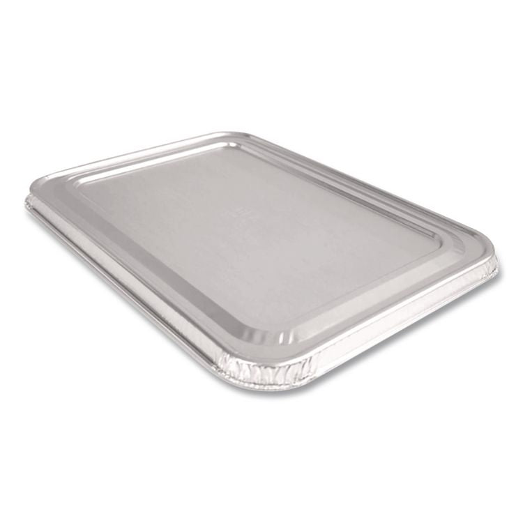 Steam Pan Foil Lids, Fits Full-Size Pan, 40 Gauge, 12.88 x 20.81, 50/Carton