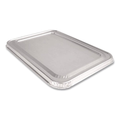 Steam Pan Foil Lids, Fits Full-Size Pan, 40 Gauge, 12.88 x 20.81, 50/Carton