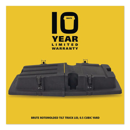 BRUTE Rotomolded Tilt Truck Lid, 28.85 x 57.10 x 9.7, Black