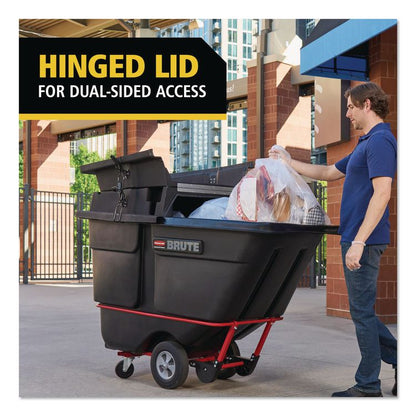 BRUTE Rotomolded Tilt Truck Lid, 35.01 x 70.7 x 9.5, Black