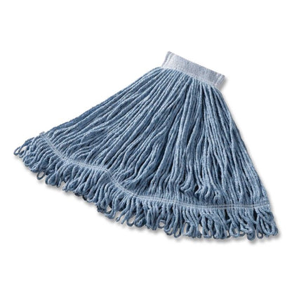 Super Stitch Blend Mop Head, Cotton/Synthetic, Large, Blue