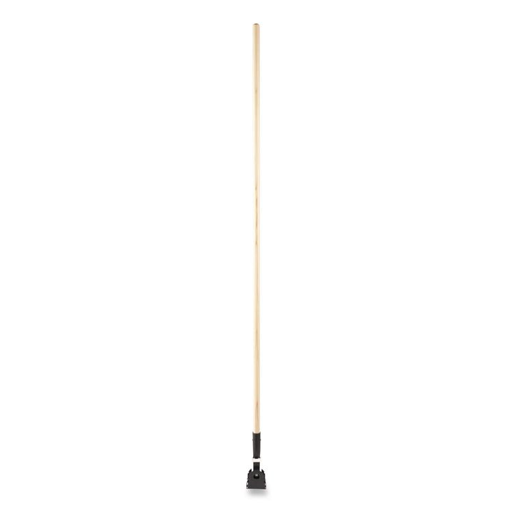 Snap-On Hardwood Dust Mop Handle, 1.5" dia x 60", Natural