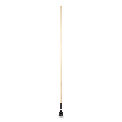 Snap-On Hardwood Dust Mop Handle, 1.5" dia x 60", Natural