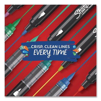 Creative Markers, Bullet Tip, Emerald Green, 6/Pack