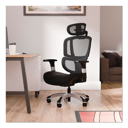 Minverva Pro Multifunction Chair, Supports Up to 275 lb, 17.7" to 21.4" Seat Height, Black Seat, Black Back, Black Base