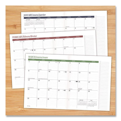 Problems Monthly Planner, 9.5 x 7.5, Champagne Cover, 12-Month (Jan to Dec): 2026