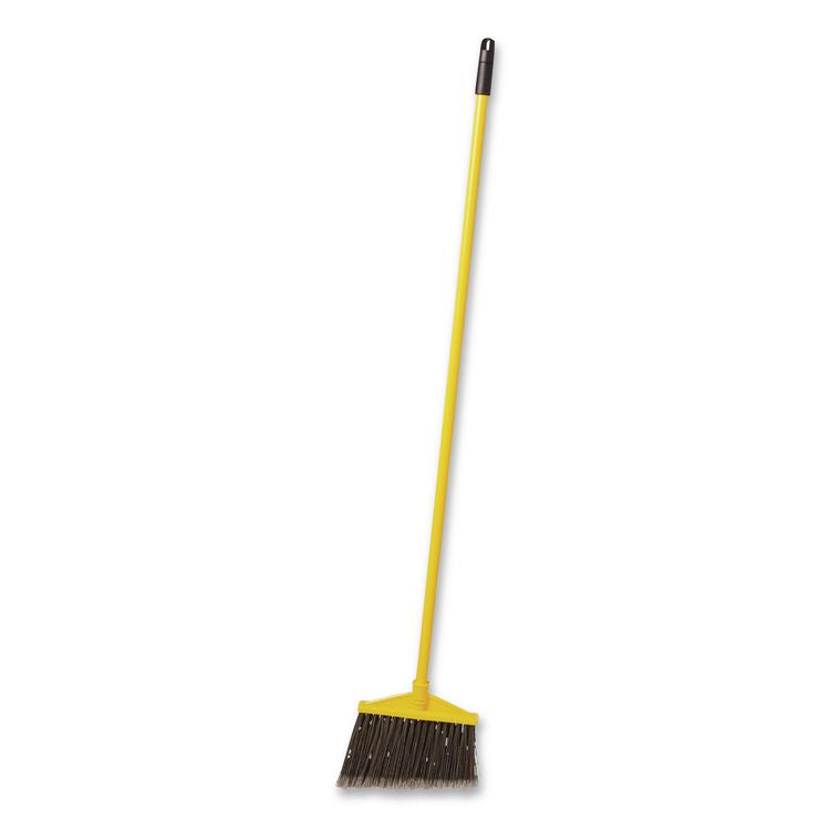 7920014588208, Angled Large Broom, 46.78" Length, Gray/Yellow