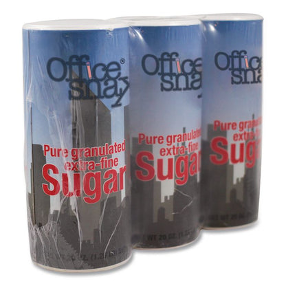 Sugar Canister, 20 oz Reclosable Canister, 3/Pack