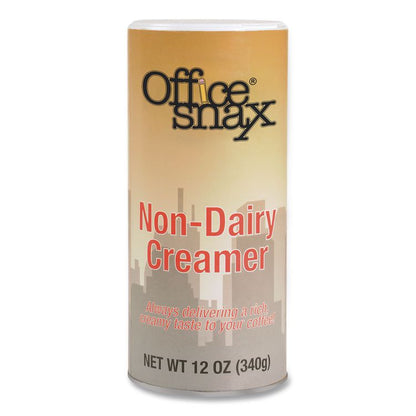 Powdered Non-Dairy Creamer, Regular, 12 oz Canister, 24/Carton