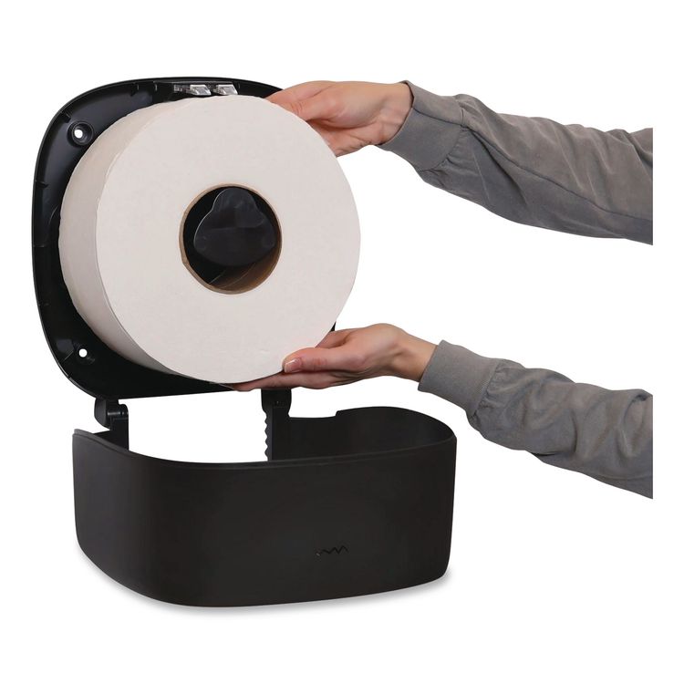 Single JBT Tissue Dispenser, 10.69 x 4.8 x 11.2, Black