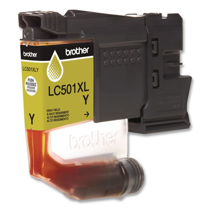 LC501XLYS High-Yield Ink, 500 Page-Yield, Yellow