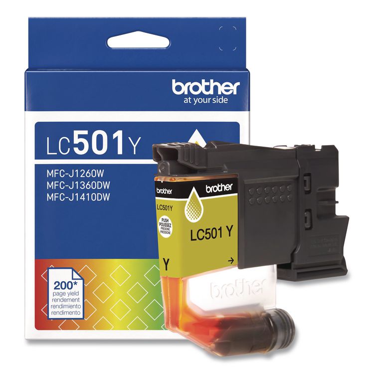 LC501YS Ink, 200 Page-Yield, Yellow