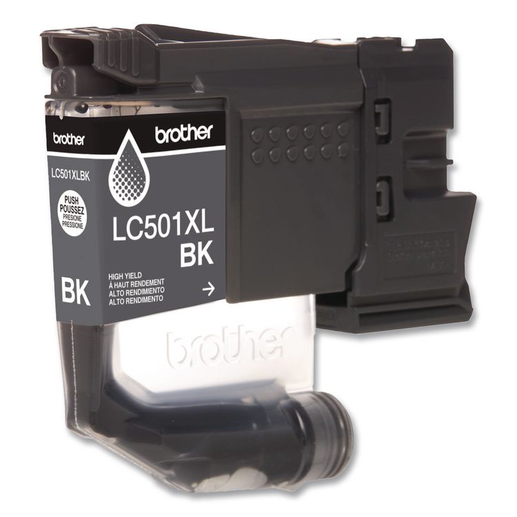 LC501XLBKS High-Yield Ink, 500 Page-Yield, Black