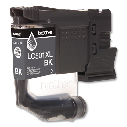 LC501XLBKS High-Yield Ink, 500 Page-Yield, Black