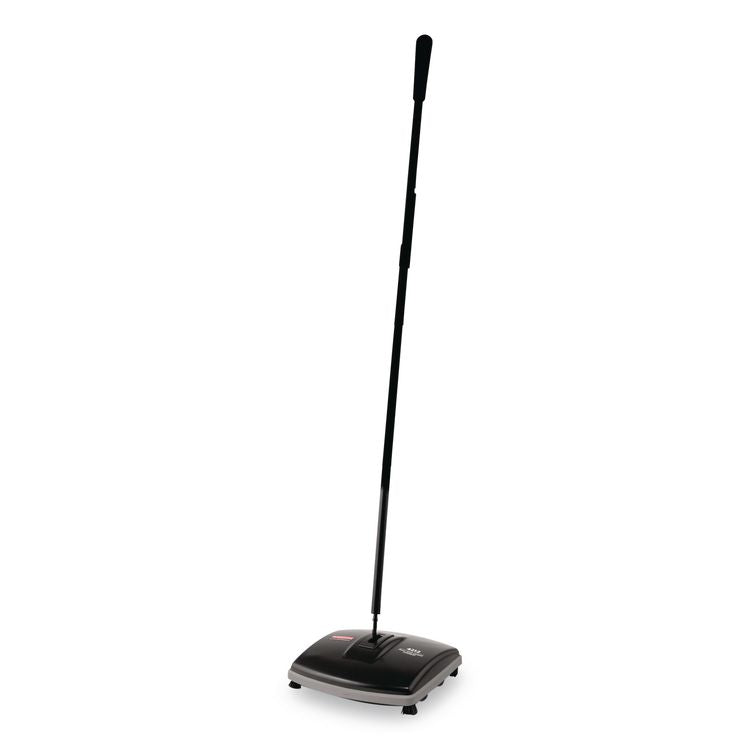 Floor and Carpet Sweeper, 44" Handle, Black/Gray