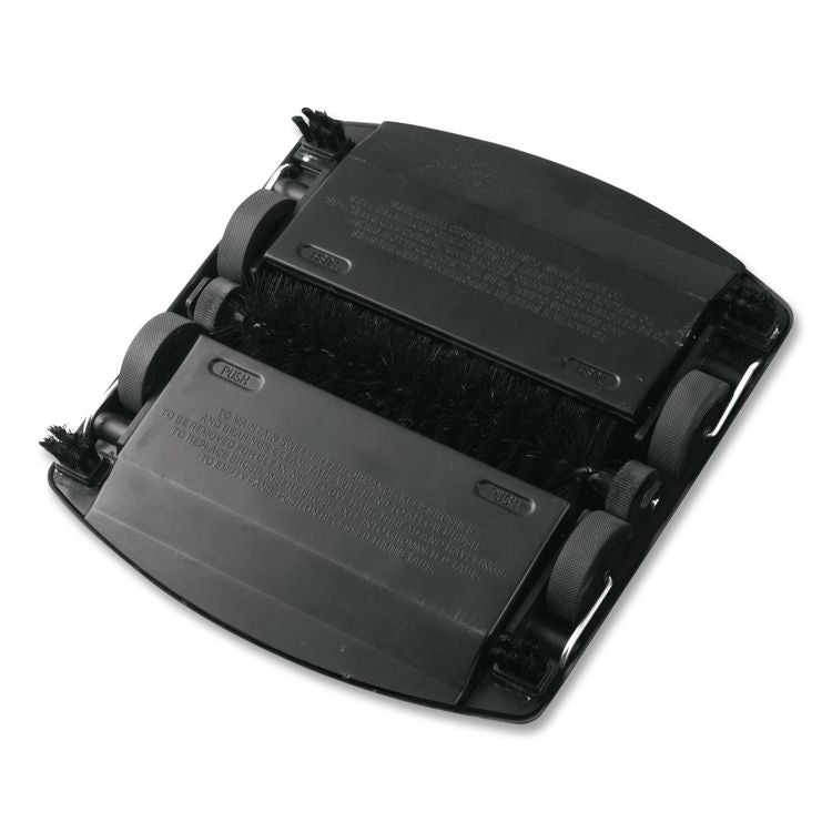Floor and Carpet Sweeper, 44" Handle, Black/Gray