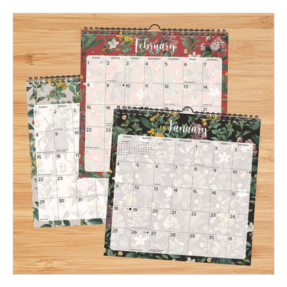 Botanical Nature 2026 Spiral Wall Calendar, Botanic Artwork, 12 x 12, Multicolor Sheets, 12-Month (Jan to Dec): 2026