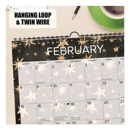 Starry Night 2026 Spiral Wall Calendar, Starry Night Artwork, 12 x 12, Multicolor Sheets, 12-Month (Jan to Dec)
