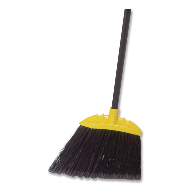 Jumbo Smooth Sweep Angled Broom, 46" Length, Black/Yellow