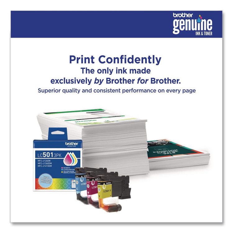 LC501XLMS High-Yield Ink, 500 Page-Yield, Magenta