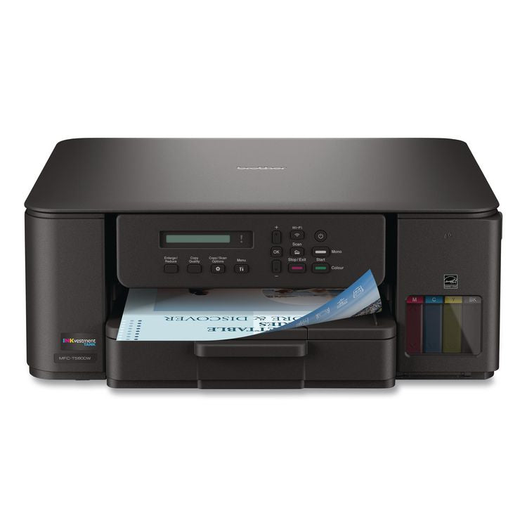 MFCT580DW INKvestment Tank 580 Wireless Color Inkjet All-in-One Printer, Copy/Print/Scan