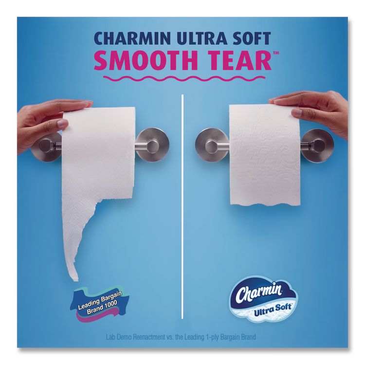 Ultra Soft Bathroom Tissue, Mega Roll, Septic Safe, 2-Ply, White, 208 Sheets/Roll, 12 Rolls/Pack
