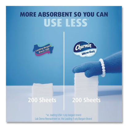 Ultra Soft Bathroom Tissue, Mega Roll, Septic Safe, 2-Ply, White, 208 Sheets/Roll, 12 Rolls/Pack