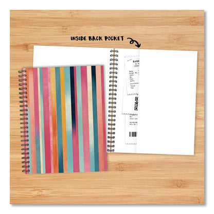 Super Stripe Weekly/Monthly Planner, 11 x 8.5, Multicolor Cover, 12-Month (Jan to Dec): 2026