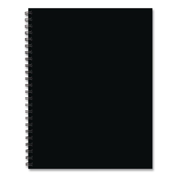Basic Black Weekly/Monthly Planner, 11 x 8.5, Black Cover, 12-Month (Jan to Dec): 2026