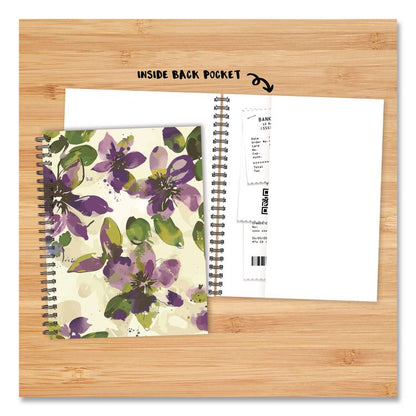 Watercolor Floral Weekly/Monthly Planner, 8.5 x 6.5, Multicolor Cover, 12-Month (Jan to Dec): 2026