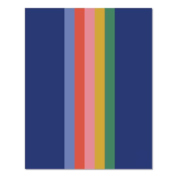Bold Stripe Monthly Planner, 9.5 x 7.5, Multicolor Cover, 12-Month (Jan to Dec): 2026