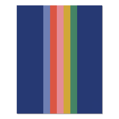 Bold Stripe Monthly Planner, 9.5 x 7.5, Multicolor Cover, 12-Month (Jan to Dec): 2026