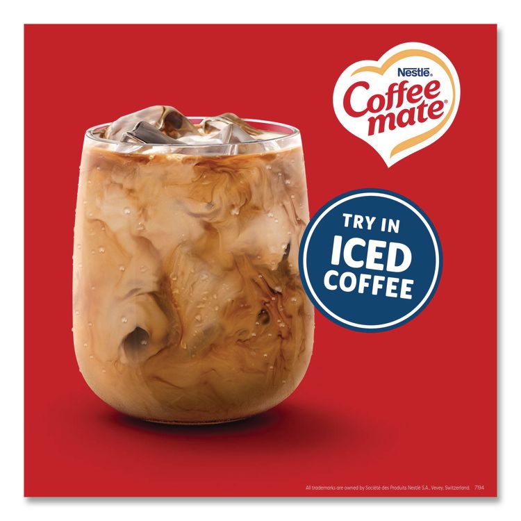 Liquid Coffee Creamer, Assorted Flavors, 0.38 oz Mini Cups, 150/Carton