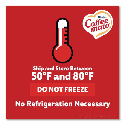 Liquid Coffee Creamer, Assorted Flavors, 0.38 oz Mini Cups, 150/Carton