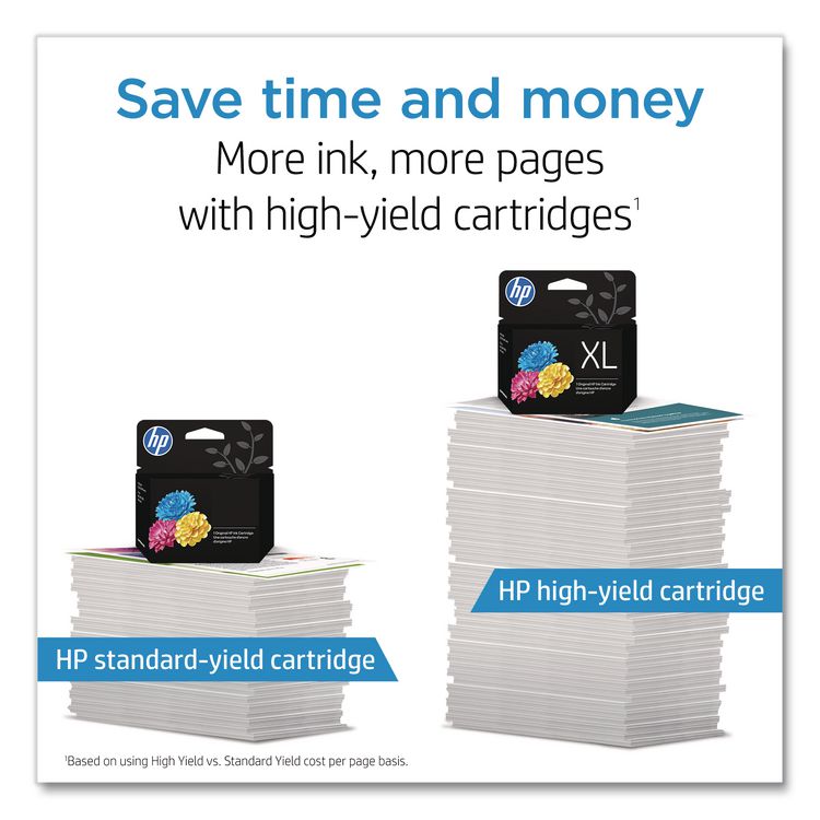 HP 62XL, (C2P05AN) High-Yield Black Original Ink Cartridge