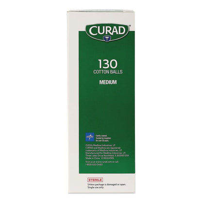 Sterile Cotton Balls, 130/Box
