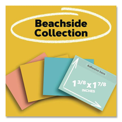 Original Pads in Beachside Cafe Collection Colors, Value Pack, 1.38" x 1.88", 100 Sheets/Pad, 24 Pads/Pack