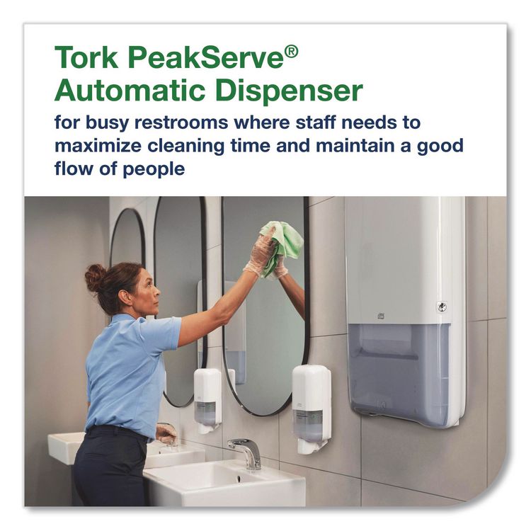 PeakServe Automatic Continuous Paper Hand Towel Dispenser, 14.47 x 4.04 x 25.15, White